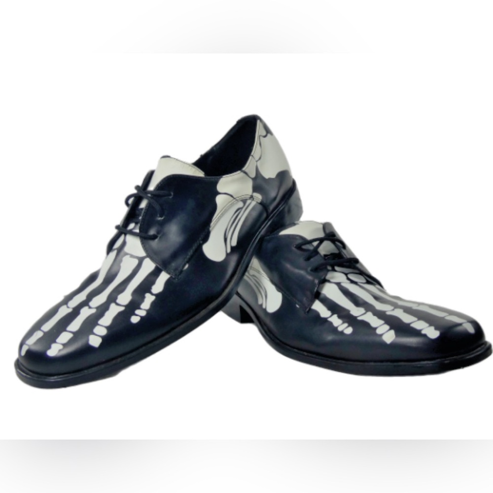 Funtasma Black and White Skeleton Oxfords Men’s L 12/13